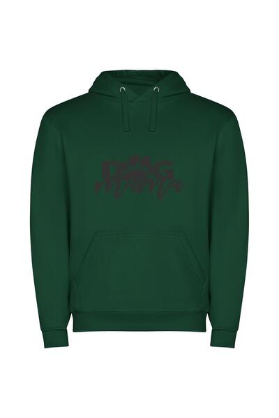 iLovePrints Chic Dog Mama Logo Φούτερ με κουκούλα σε χρώμα Πράσινο