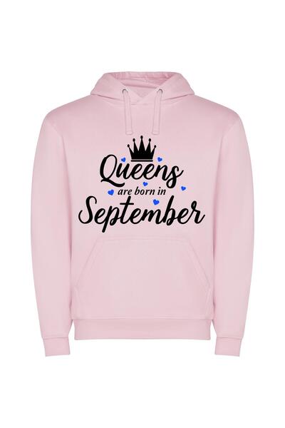 iLovePrints Regal September Queens Φούτερ με κουκούλα σε χρώμα Ροζ