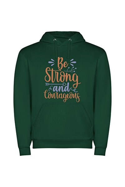 iLovePrints Unleashed Strength: Fearless & Fierce Φούτερ με κουκούλα σε χρώμα...
