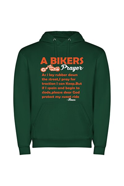iLovePrints Praying for Speed, Attraction Φούτερ με κουκούλα σε χρώμα Πράσινο