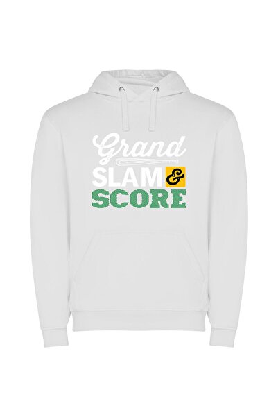 iLovePrints Elite Score - Artistic Logo Φούτερ με κουκούλα σε χρώμα Λευκό