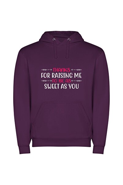 iLovePrints Sincerely Sweetened: One Grateful Raising Φούτερ με κουκούλα σε χ...