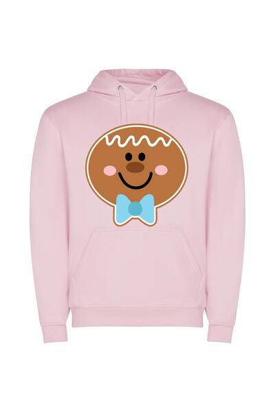 iLovePrints Ginger Joy Delight Φούτερ με κουκούλα σε χρώμα Ροζ
