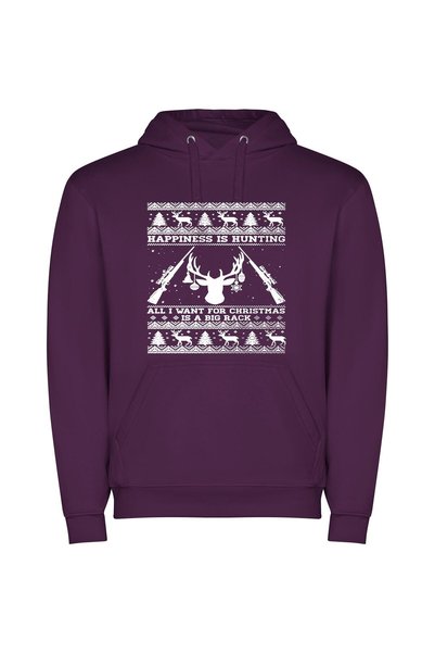 iLovePrints Deer, Rifle, Joy: A Rudolph-Inspired Christmas! Φούτερ με κουκούλ...