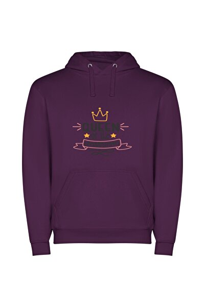 iLovePrints Regal Classroom Monarch Φούτερ με κουκούλα σε χρώμα Μωβ