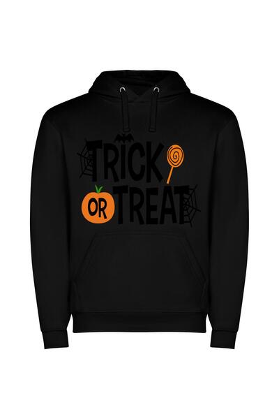 iLovePrints Pumpkin Illusions: A Halloween Link Φούτερ με κουκούλα σε χρώμα Μ...