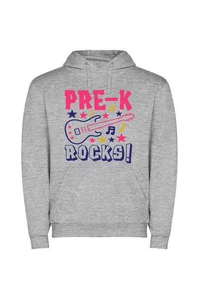 iLovePrints Pre-K Future Rockstar Φούτερ με κουκούλα σε χρώμα Γκρι