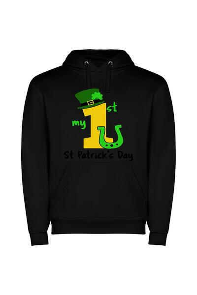 iLovePrints Lucky Hat Clipart: Illustrator's Winner Φούτερ με κουκούλα σε χρώ...