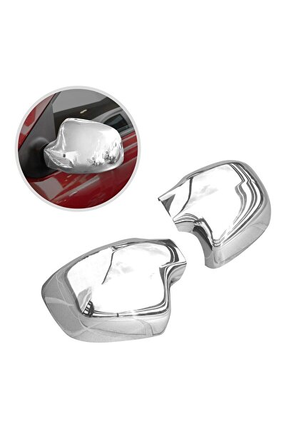 Dacia Set ornamente cromate din otel pentru oglinzi, compatibile Sandero II S...