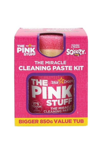 In The Pink The Pink Stuff Cleaning Paste Kit 850 g Universal, Dual Sponge