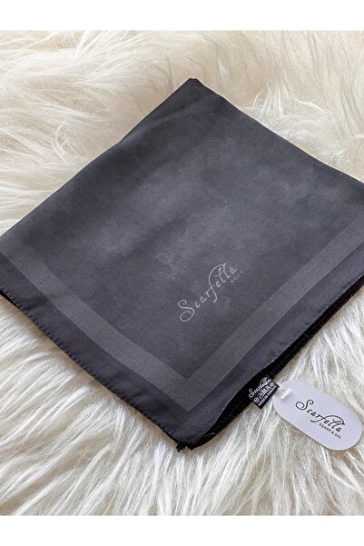scarfella Bulut desen 90x90 cm mevsimlik soft eşarp