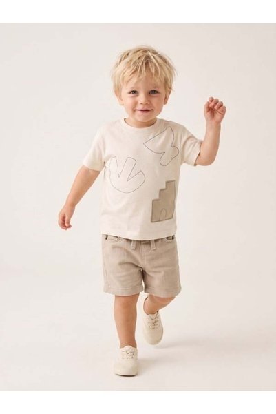 Zekids Baby Boy Printed Design T-Shirt