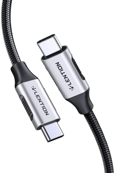 LENTION USB C 3.1 Gen 2 Cable, 100W Charging, 10Gbps Data, 4K@60Hz HDMI Braid...