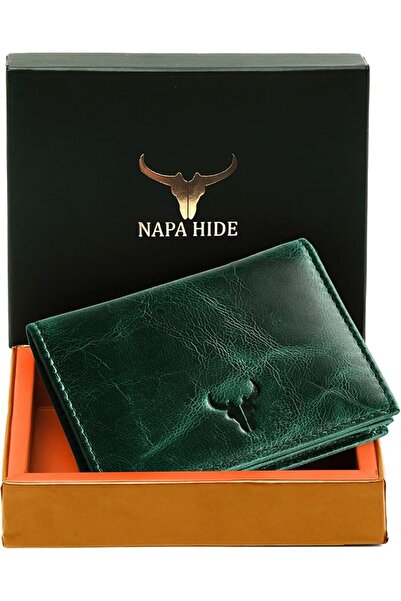 Napa Hide ®   محفظة جلدية رجالية (بني)