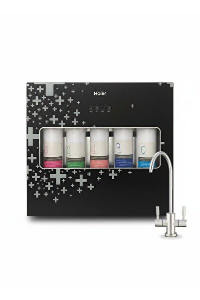 Haier Slim Kasa Su Arıtma Sistemi - Dijital Ekranlı - Pompalı - 8 Lt Tank - Ç...