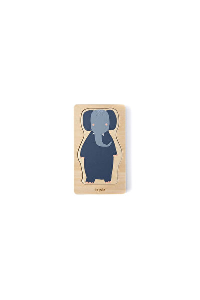Trixie Puzzle din lemn cu animale, cu 4 straturi