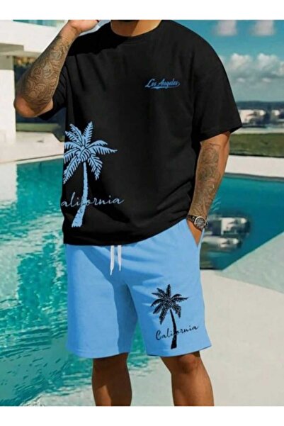 NIGRUM PARDUS Special Series California Palm Printed Double Pocket Plus Size ...
