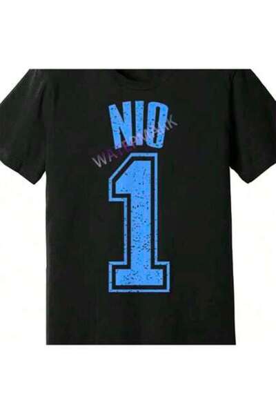 9TAY Nio Supporter Number 1 Greatest Fan 1836657 Funny Men's Short Sleeve Gra...