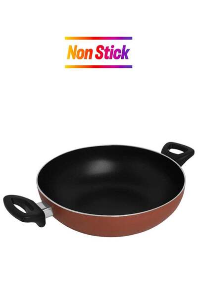 Trust Non-Stick Aluminium Deep Pan With Two Handle Brown/Black 32cm