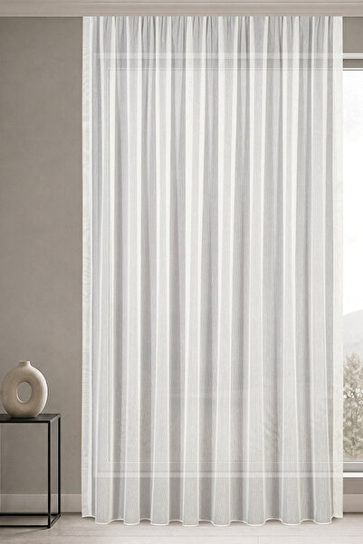 Gauze Fabric Design ستارة من التول الأبيض اللامع من الخيزران بدون طبقات (1x1)