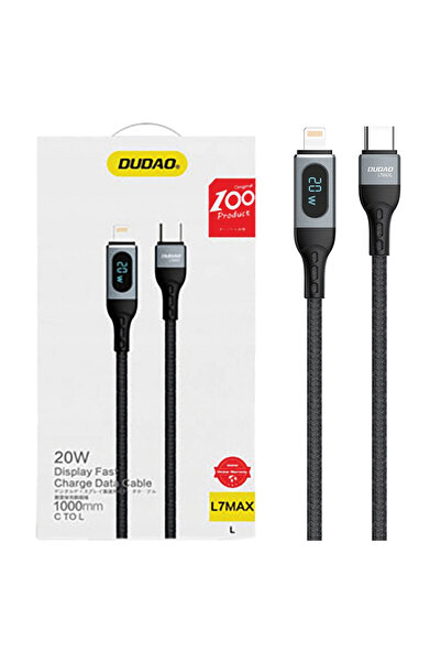 DUDAO Cablu USB Tip C la Lightning 20W PD pentru iPhone 11 12 13 14 1M