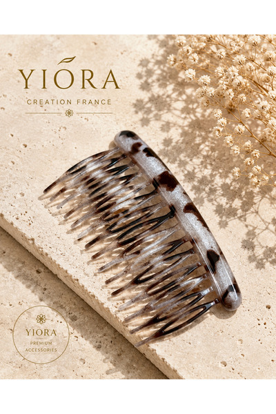yiora مشبك مشط بتصميم عتيق 9.5 سم