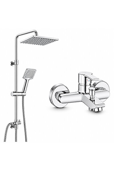 AR E.C.A Lite Bathroom Faucet + Dicle Sprinkler Shower Column |   5 Years War...