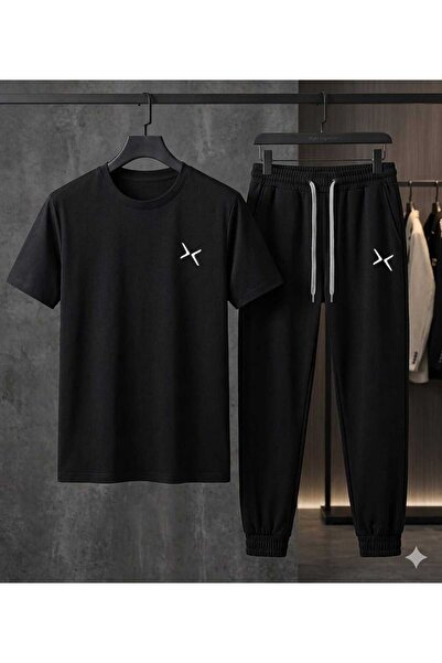 CLOTHES33 تي شيرت رياضي مكون من قطعتين، رقيق، صيفي، مقاوم للعرق، مطبوع، للنسا...