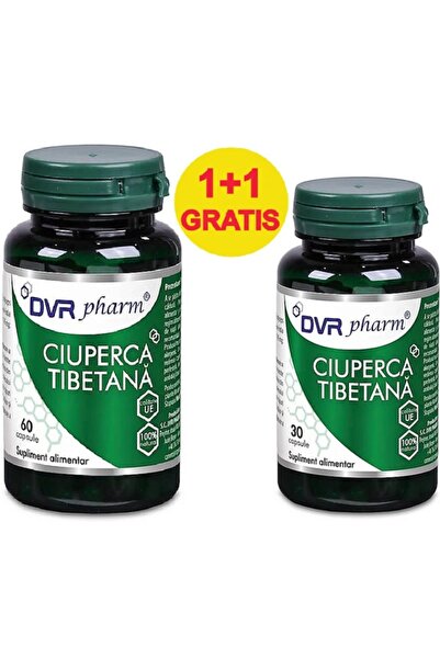DVR Pharm Pachet supliment Ciuperca tibetana/Cordyceps sinensis, 2 flacoane, ...