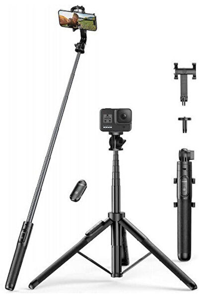Ugreen LP586 Bluetooth Selfie Stick / Τρίποδο Μαύρο