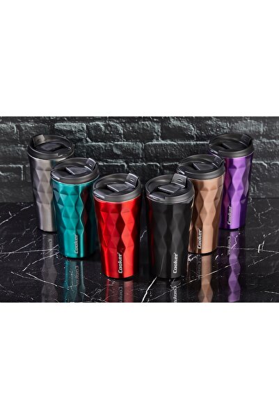 OSKA GLOBAL Ckr-2048 350Ml.Steel Mug Thermos Cup Colorful