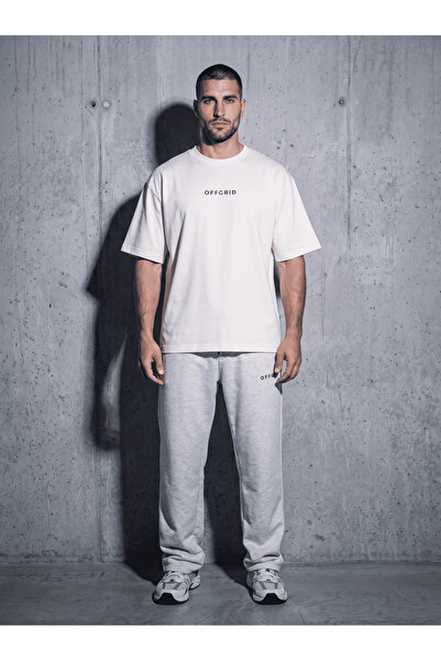 Beyaz Oversize Tişört