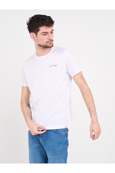 Lee Cooper - Tricou barbat cu maneca scurta si detalii logo
