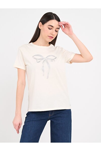 Lee Cooper - Tricou dama cu maneca scurta si detalii