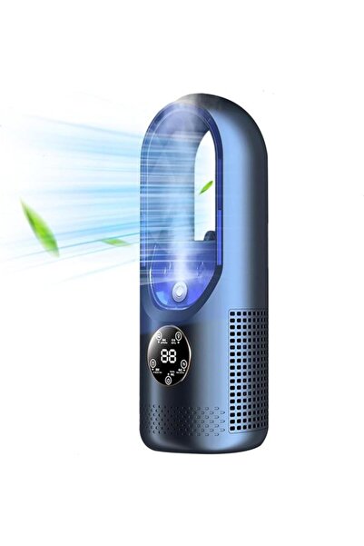 Morvena Picks Ventilator USB multifuncțional, fără pale, 6 viteze cu temporiz...
