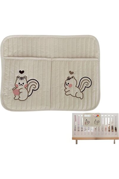 STARSTAR Storage bag for crib, storage bag, nursery organizer with changing t...