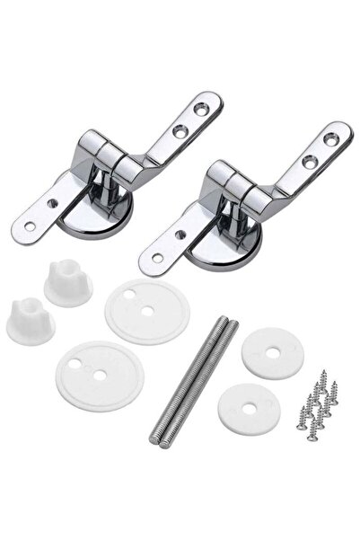 STARSTAR Toilet seat hinge fasteners, 2-pack, zinc alloy fasteners, replaceab...