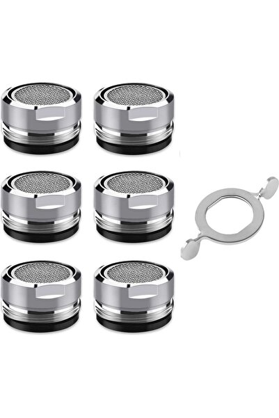STARSTAR Faucet water filter aerator, 6-piece pack, external thread faucet wa...