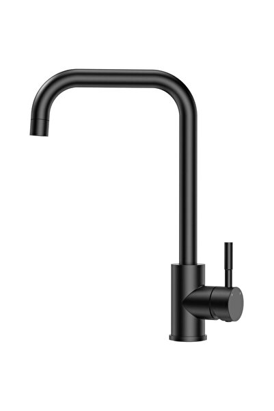 STARSTAR Black kitchen faucet, matte black single-handle kitchen mixer faucet...