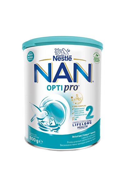 Nestle Formula lapte de continuare Nan 2 Optipro HMO, +6 luni, 800 g,