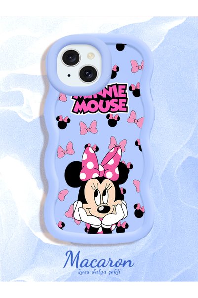 CHICASELUX iPhone 13/14 Compatible Wavy Frame Mouse Cartoon Patterned Quality...