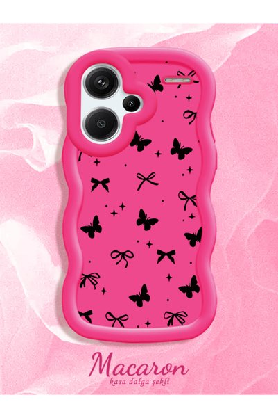 CHICASELUX Redmi Note 13 Pro Plus+ 5g Compatible Thin Butterfly Bow Printed S...