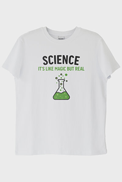 lofux Science Magic White T-Shirt
