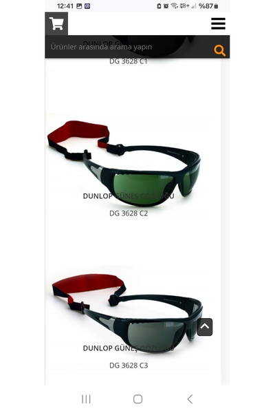 DUNLOP GÜNEŞ GÖZLÜĞÜ