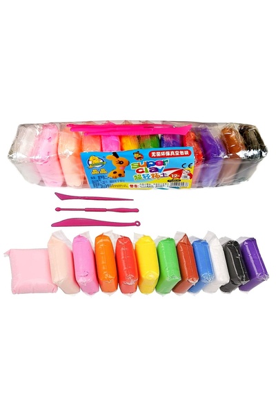 Generic Light Weight Dry Bouncy Clay for Modelling with Tools | Kids Craft, 1...