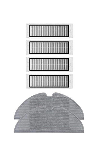 LİN GRUP Set de 6 piese de schimb compatibile cu aspiratorul robot Xiaomi Vac...