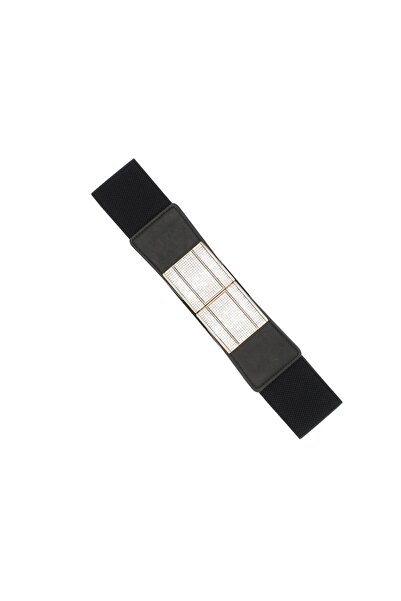 ButicCochet Curea lată tip brâu pentru femei, din material elastic, Buticcoch...