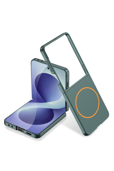 Nezih Case Galaxy Z Flip 8 Uyumlu Kamera Korumalı Magsafe Sarj Destekli Premi...