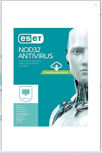 ESET Nod32 Antivirüs 1 Cihaz 1 Yıl