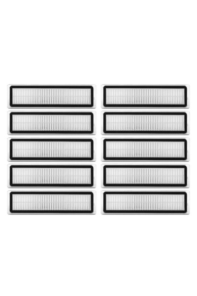 LİN GRUP Set de 10 filtre HEPA compatibile cu aspiratorul robot Dreame D9 - P...